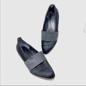 Rachel Comey Black Pony Hair Smoking Slipper 8